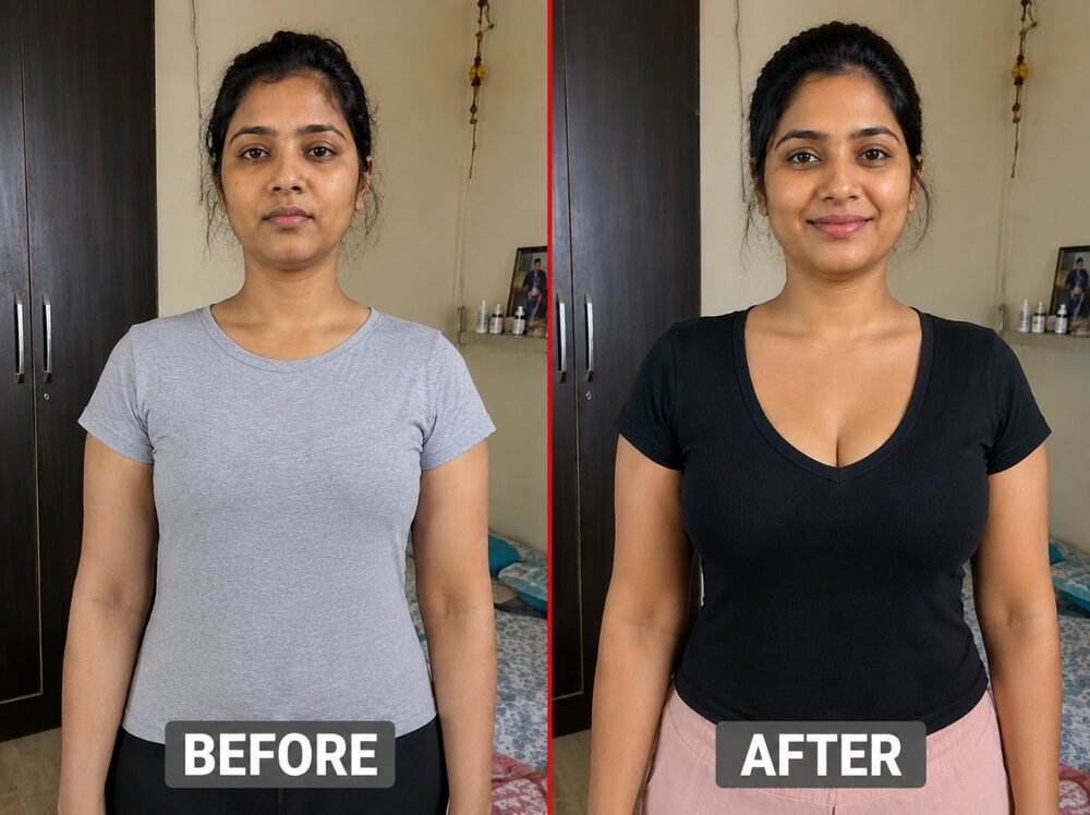 पहले और बाद में बदलाव